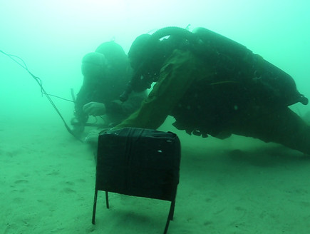 פעילות מתחת למים (צילום: צוות תיעוד, הילת