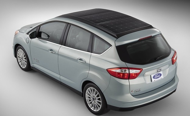 פורד C מקס היברידית-נטענת סולארית