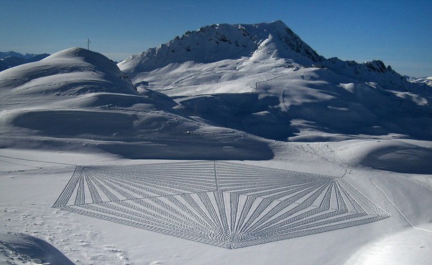 ציורים בשלג