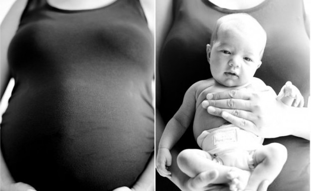 לפני לידה ואחרי לידה (צילום: Facebook / Twitter/ pinterst)