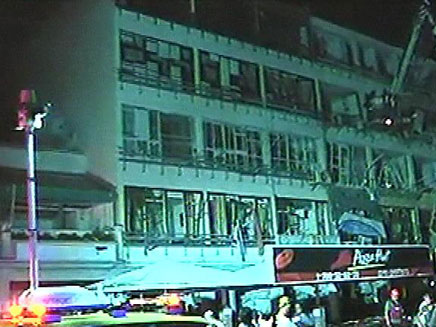 הבניינים אחרי הפיצוץ (צילום: חדשות 2)