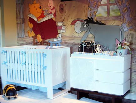 חדרי תינוקות סלבס, אשלי סימפסון מיטה צילום project (צילום: projectnursery)