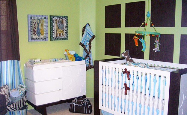 חדרי תינוקות סלבס, טורי ספלינג מיטה, צילום project (צילום: projectnursery)