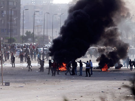 מהומות במצרים (צילום: חדשות 2)
