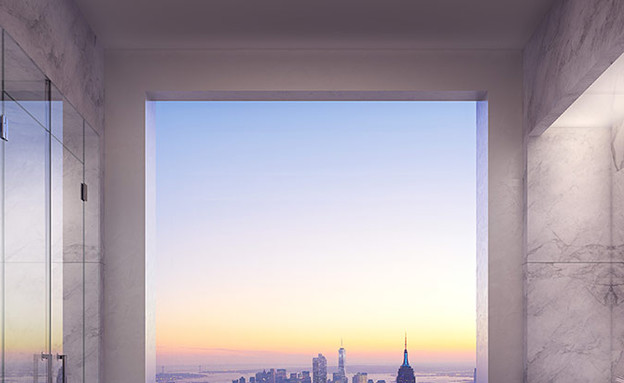 הבניין הגבוה בניו יורק, אמבטיה (צילום: הדמיה: copyright dbox for CIM Group & Macklowe Properties)