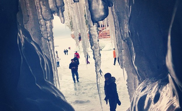 מבקרים, מערת הקרח בויסקונסין