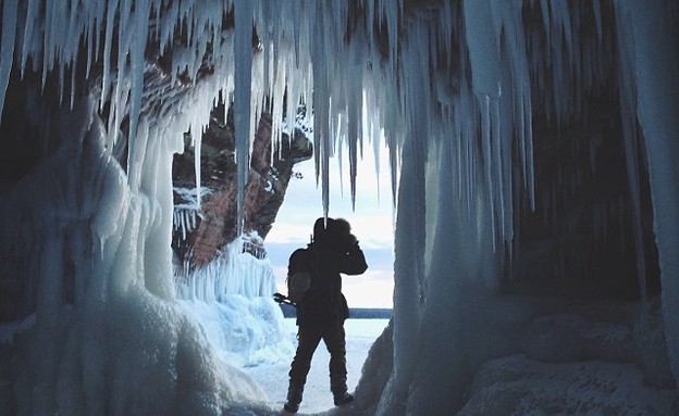 עוד מבפנים, מערת הקרח בויסקונסין