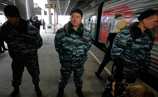 כוחות בטחון במוסקבה - ארכיון (צילום: רויטרס)