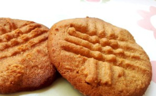 עוגיות חמאת בוטנים ב-10 דקות (צילום: אפרת סיאצ'י, מתכונים ב-10 דקות)