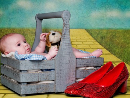 תינוק משחזר סיפורים (צילום: SWNS.COM)