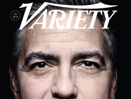 ג'ורג' קלוני על שער וראייטי (צילום: Variety)
