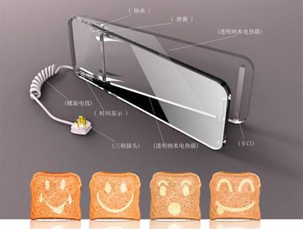 שקופים, טוסטר (צילום: Smile-Cooking-Toaster)