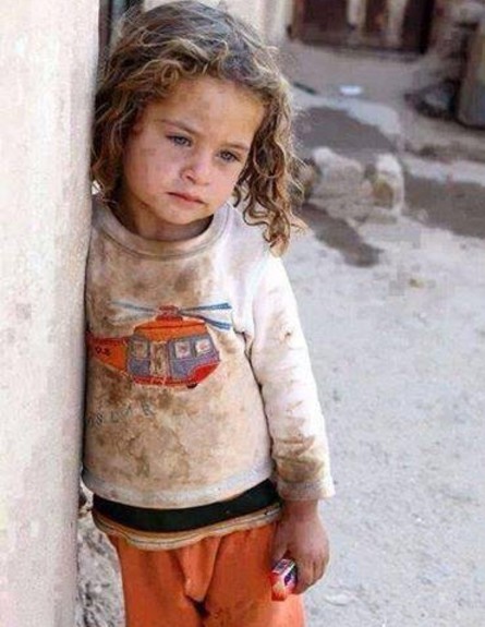 הילדה הסורית (צילום: טוויטר)