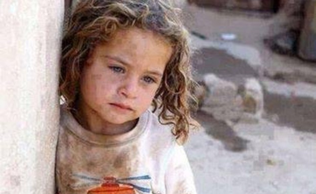 הילדה הסורית (צילום: טוויטר)