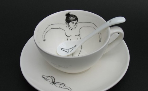dutchbydesign כוסות קפה, עירום (צילום: dutchbydesign )