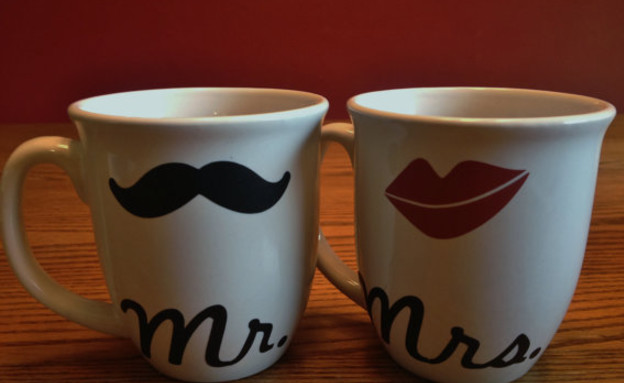 etsy כוסות קפה, זוג שפתיים (צילום: esty)