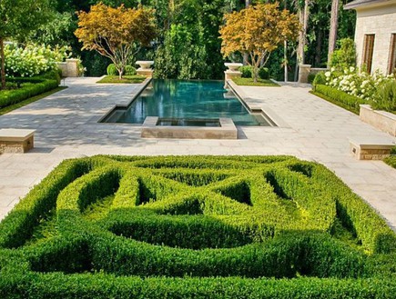 בית ג'סטין, בריכה צמחייה (צילום: Sothebys Realty)