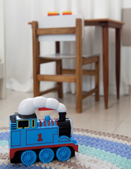 לימור לריאה, חדר תינוק רכבת גובה (צילום: הגר דופלט)