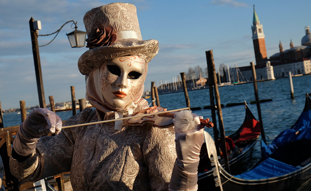קרנבל ונציה (צילום: חדשות 2)