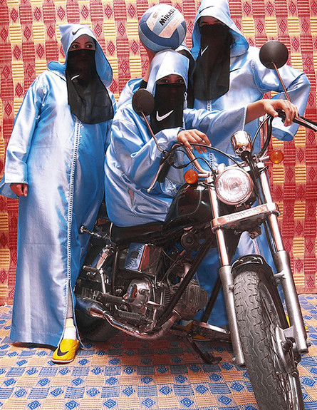 האופנועניות של מרוקו (צילום: חסן חג'אג' )