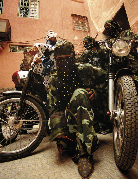 האופנועניות של מרוקו (צילום: חסן חג'אג' )
