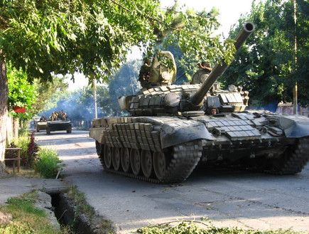 שריון רוסי בגיאורגיה (צילום: Yana Amelina)