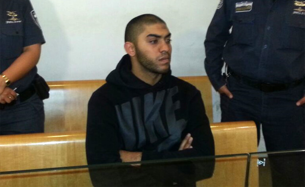 אחמד חטיב בהארכת מעצרו בביהמ"ש (צילום: חדשות 2)