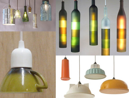 upcycled-light-fixturesפטנטים ממוחזרים, ספל מנורה  (צילום: upcycled-light-fixtures)
