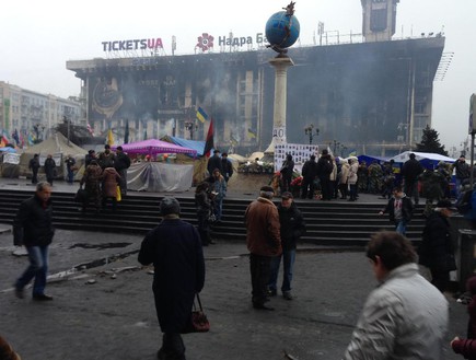 מהומות באוקראינה (צילום: יעקב אילון)