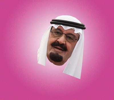 מנהיגי עולם בדראג המלך עבדאללה בן עבד אל-עזיז (צילום: Saint Hoax)