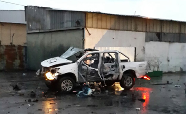 הרכב שבו התפוצץ המטען