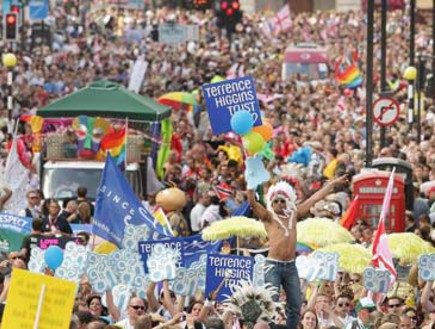מצעד הגאווה בלונדון (צילום: Peter Macdiarmid, GettyImages IL)