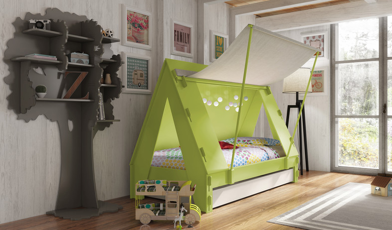 מיטות ילדים, אוהל  (צילום: Cuckooland.com)