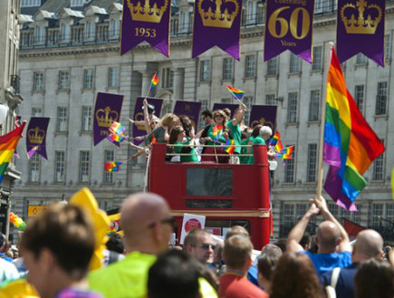 מצעד הגאווה בלונדון (צילום: WILL OLIVER, GettyImages IL)