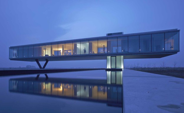 תחרות אדריכלים, וילה קוגלהוף, אגם (צילום: Jeroen Musch)