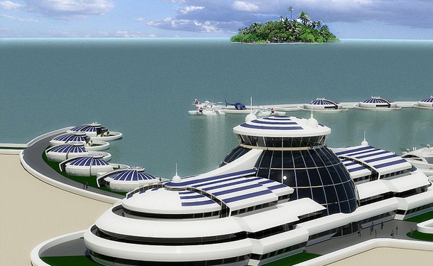 חניה, אתר נופש עתידי במלדיביים