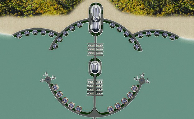 שרטוט, אתר נופש עתידי במלדיביים