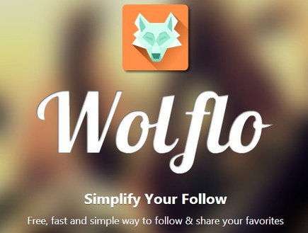 דף הבית של אפליקציית Wolflo