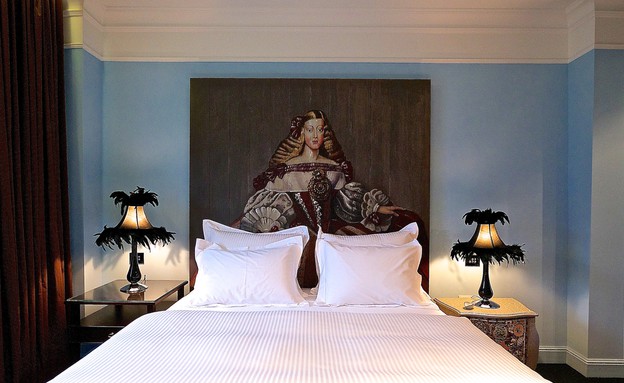 מלון עלמה, חדר השינה (צילום: איתי סיקולסקי)