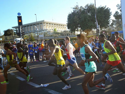 מרתון ירושלים בשבוע שעבר (צילום: פלאש90)