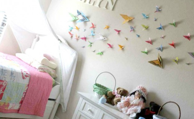 חדרי ילדים, פרפרים (צילום: 3Dbutterflies)