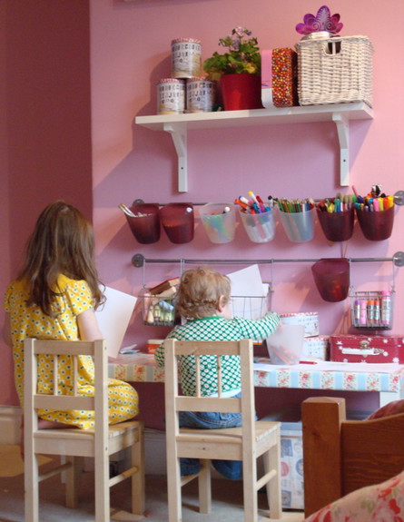 חדרי ילדים, כסאות גובה (צילום: treefalldesign.typepad.com)