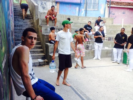 אביתר קורקוס ויואב צפיר בברזיל (צילום: אלעד וייסמן)