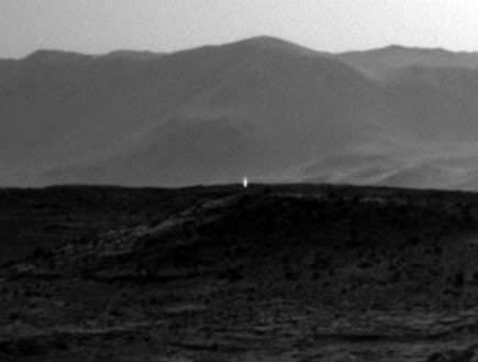אור במאדים (צילום: נאס