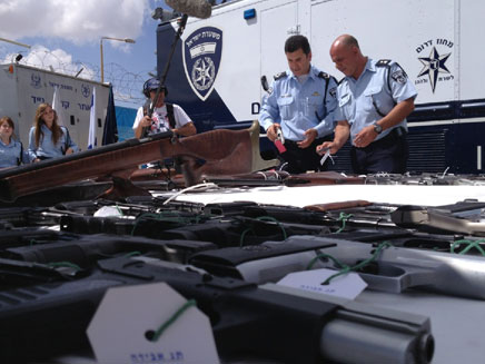 מאות כלי נשק נתפסו
