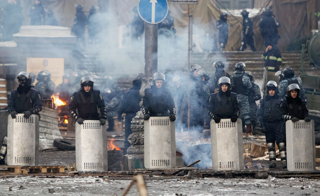 המהומות מתרחבות, אוקראינה (צילום: רויטרס)