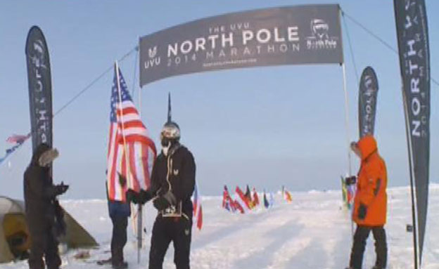 תחרות ריצה בקוטב הצפוני (צילום: רויטרס)