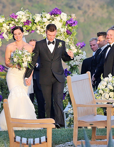 ​ניק קרטר התחתן (צילום: Hector Campos / Splash News, Splash news)