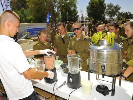 ליל הסדר לחיילים בודדים 2014 (צילום: אייל צלניק, האגודה למען החייל)