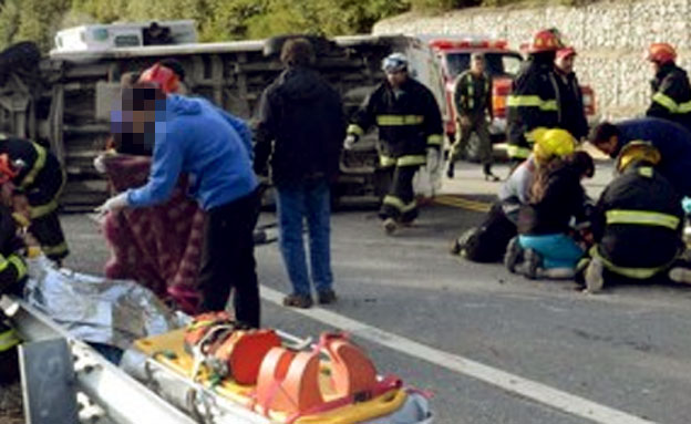 זירת התאונה בארגנטינה